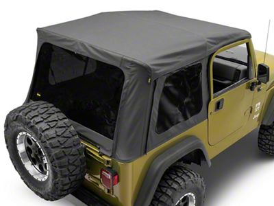 Bestop Supertop Classic Replacement Soft Top with Tinted Windows; Black Denim (97-06 Jeep Wrangler TJ w/ Full Doors, Excluding Unlimited)