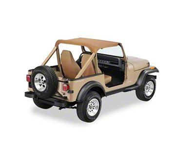 Bestop Targa-Style Strapless Bikini Top; Spice (92-95 Jeep Wrangler YJ)