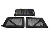 Bestop Tinted Replacement Window Set for Sailcloth Replace-A-Top/SuperNX/Factory Soft Tops; Black Diamond (11-18 Jeep Wrangler JK 2-Door)