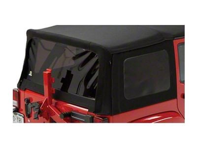 Bestop Tinted Replacement Window Kit for Supertop NX or Replace-A-Top; Black Twill (07-18 Jeep Wrangler JK 4-Door)