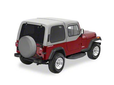 Bestop Spare Tire Cover; Black Crush; 28x8-Inch Tire Cover (66-18 Jeep CJ5, CJ7, Wrangler YJ, TJ & JK)