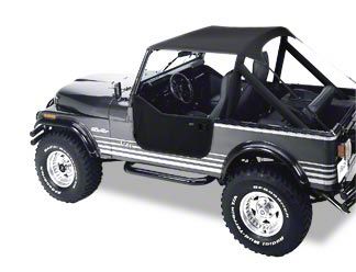 Bestop Jeep Wrangler Traditional Bikini Top; Mesh 52508-11