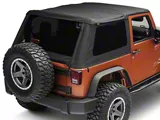 Bestop Trektop NX Soft Top; Black Diamond (07-18 Jeep Wrangler JK 2-Door)