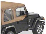Bestop Upper Door Sliders for Bestop or Factory Soft Tops; Spice (97-06 Jeep Wrangler TJ)
