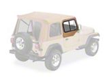 Bestop Upper Door Sliders for Supertop Classic, Sunrider or Halftop; Spice (88-95 Jeep Wrangler YJ)