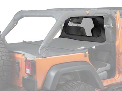 Bestop Windjammer; Black (07-18 Jeep Wrangler JK 4-Door)