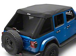 Bestop Trektop Ultra Soft Top; Black Twill (18-25 Jeep Wrangler JL 4-Door)