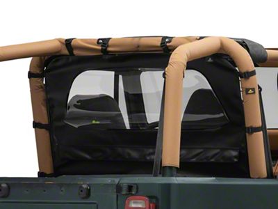 Bestop Windjammer; Black Crush (80-95 Jeep CJ5, CJ7 & Wrangler YJ)