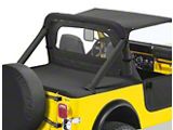 Bestop Windjammer; Black Denim (80-95 Jeep CJ5, CJ7 & Wrangler YJ)