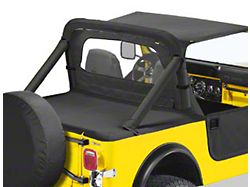 Bestop Windjammer; Black Denim (80-95 Jeep CJ5, CJ7 & Wrangler YJ)