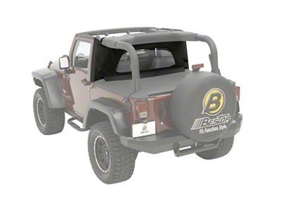 Bestop Wrap-Around Windjammer; Black Diamond (03-06 Jeep Wrangler TJ)
