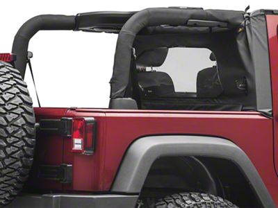 Bestop Wrap-Around Windjammer; Black Diamond (07-18 Jeep Wrangler JK 2-Door)