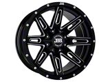 Big Baller Brand LB4 Gloss Black Milled 6-Lug Wheel; 18x9; 0mm Offset (17-24 Titan)