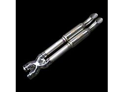 Bigboz Exhaust 4X True-Dual Exhaust Dump Kit with Mufflers (Universal; Some Adaptation May Be Required)