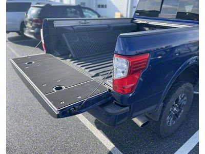 BillieBars Tailgate Cover with Integrated Cup Holders (16-24 Titan XD)