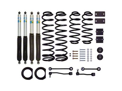 Bilstein B8 5100 Series Front and Rear Shocks for 1.50 to 2.50-Inch Lift (18-25 Jeep Wrangler JL 4-Door w/ Winch, Excluding Rubicon)