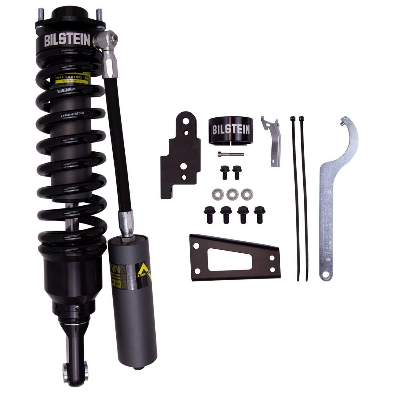 Bilstein B8 8112 ZoneControl CR Series Front Coil-Over Shock for 0.40 to 2.60-Inch Lift; Passenger Side (05-23 Tacoma)