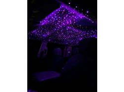 Black Flag Lighting RGB-W + Twinkle Starlight Headliner; 1600 Stars (Universal; Some Adaptation May Be Required)
