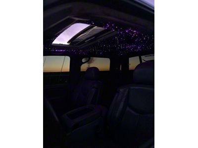 Black Flag Lighting RGB-W + Twinkle Starlight Headliner; 1100 Stars with Shooting Stars (Universal; Some Adaptation May Be Required)