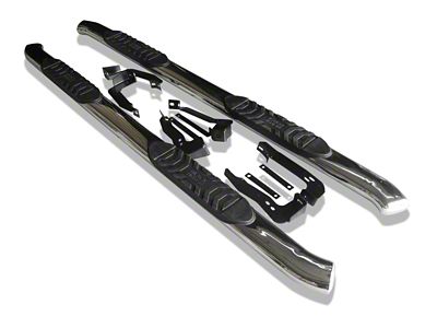 5-Inch Extreme Side Step Bars; Stainless Steel (05-23 Tacoma Double Cab)