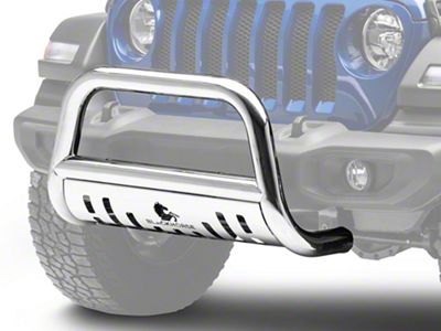 Bull Bar; Stainless Steel (18-25 Jeep Wrangler JL)
