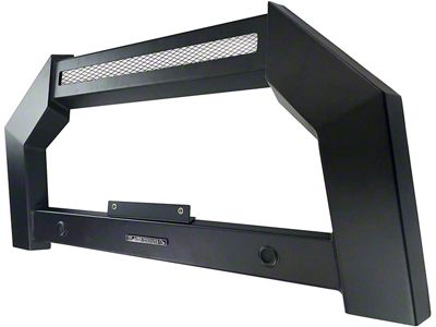 Armour Bull Bar; Matte Black (18-25 Jeep Wrangler JL, Excluding 4xe)
