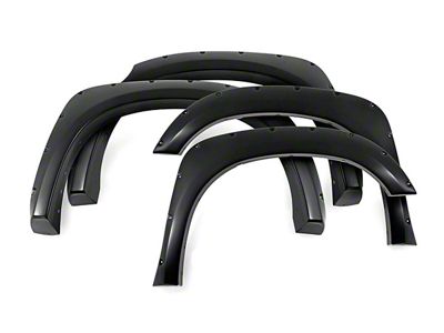 Recessed Bolt Fender Flares; Matte Black (05-11 Tacoma)