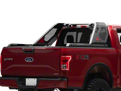 Vigor Roll Bar with LED Cube Lights; Black (07-25 Tundra)