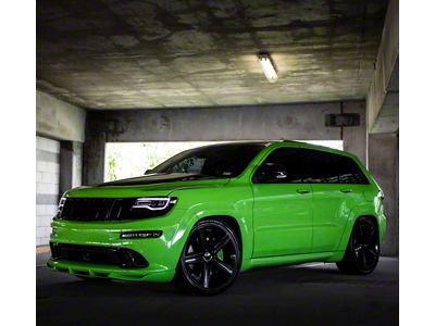 Black Ops Auto Works CFR Edition Front Splitter; Unpainted (11-21 Jeep Grand Cherokee WK2)