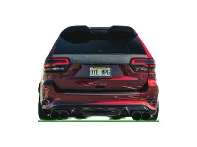 Black Ops Auto Works Rear Hatch Jeep Delete Panel; Unpainted (11-21 Jeep Grand Cherokee WK2)