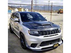 Black Ops Auto Works Sniper Hood; Carbon Fiber (11-21 Jeep Grand Cherokee WK2)