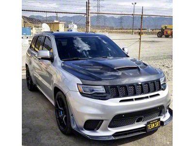 Black Ops Auto Works Sniper Hood; Carbon Fiber (11-21 Jeep Grand Cherokee WK2)