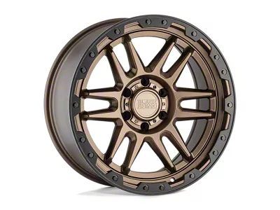 Black Rhino Apache Matte Bronze with Black Ring 6-Lug Wheel; 17x8.5; -18mm Offset (03-09 4Runner)