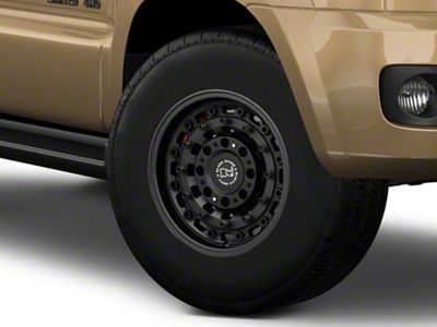 Black Rhino Arsenal Textured Matte Black 6-Lug Wheel; 16x8; -10mm Offset (03-09 4Runner)