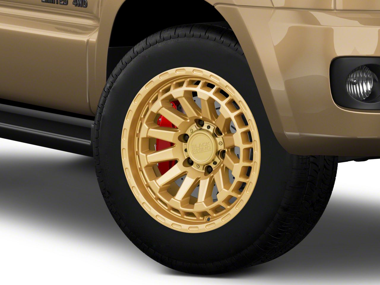 Black Rhino Toyota 4-Runner Raid Gold 6-Lug Wheel; 18x9.5; 12mm
