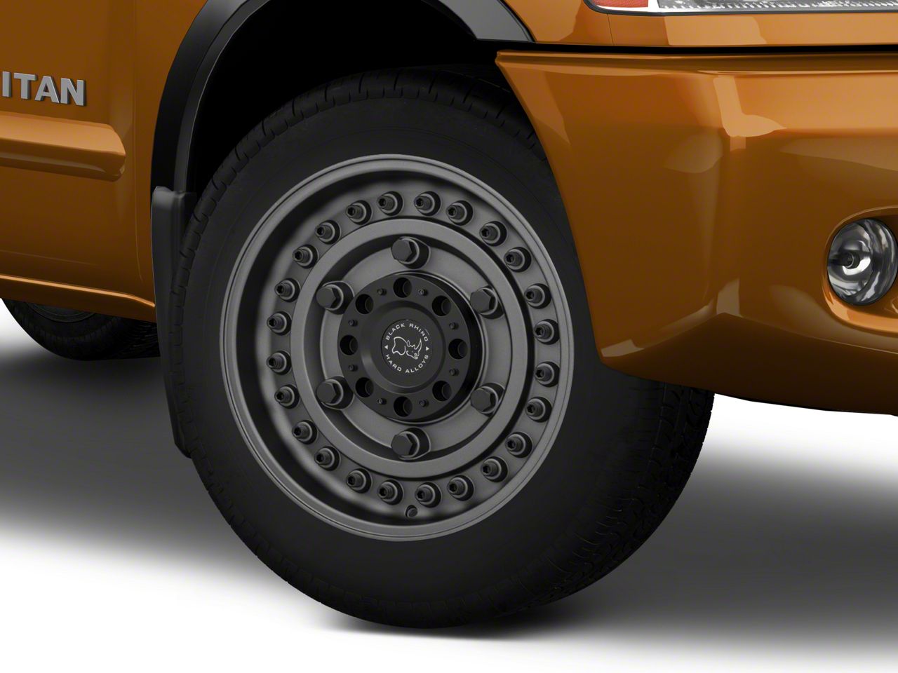 Black Rhino Titan Armory Gunblack 6-Lug Wheel; 20x9.5; 6mm Offset ...