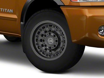 Black Rhino Arsenal Textured Matte Black 6-Lug Wheel; 18x9.5; 12mm Offset (04-15 Titan)