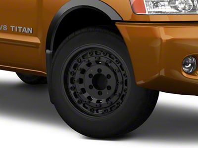 Black Rhino Arsenal Textured Matte Black 6-Lug Wheel; 20x9.5; -18mm Offset (04-15 Titan)