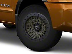Black Rhino Barricade Olive Drab Green with Black Rock Guard 6-Lug Wheel; 18x9; 0mm Offset (04-15 Titan)