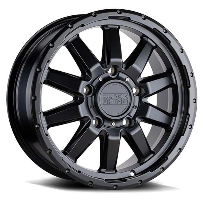 Black Rhino Titan Excursion Matte Black 6-Lug Wheel; 18x8; 35mm