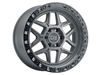 Black Rhino Kelso Battleship Gray with Black Ring 6-Lug Wheel; 20x9; 12mm Offset (04-15 Titan)