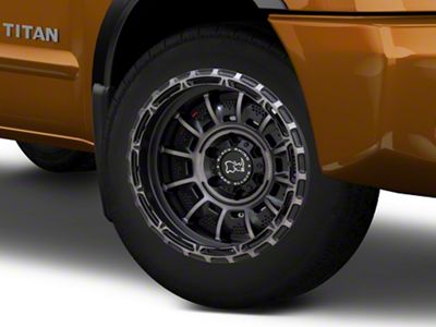 Black Rhino Legion Matte Black with Gray Tint 6-Lug Wheel; 20x10; -18mm Offset (04-15 Titan)