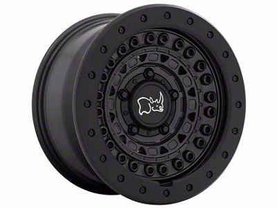 Black Rhino Barricade Gun Black With Black Rock Guard 6-Lug Wheel; 18x9; 0mm Offset (05-21 Frontier)