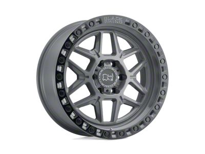 Black Rhino Kelso Battleship Gray with Black Ring 6-Lug Wheel; 18x9; 12mm Offset (05-21 Frontier)