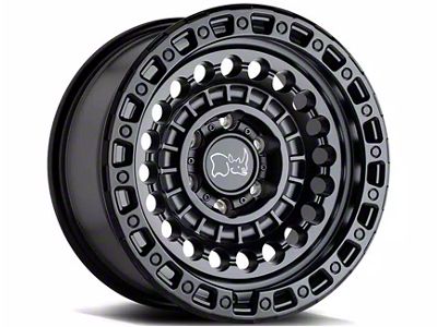 Black Rhino Sentinel Matte Black 6-Lug Wheel; 17x8.5; 0mm Offset (05-21 Frontier)