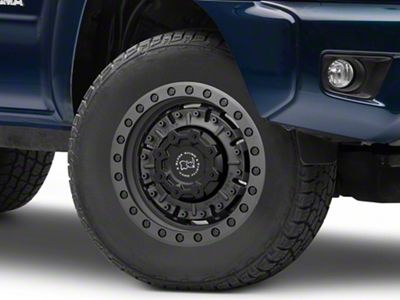 Black Rhino Abrams Textured Matte Gunmetal 6-Lug Wheel; 17x8.5; -18mm Offset (05-15 Tacoma)