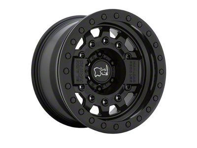 Black Rhino Avenger Beadlock Matte Black 6-Lug Wheel; 17x8.5; -30mm Offset (05-15 Tacoma)