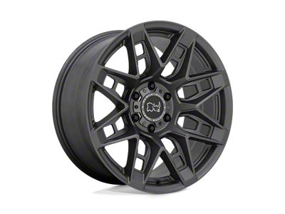 Black Rhino Caprock Matte Gunmetal 6-Lug Wheel; 18x9.5; -18mm Offset (05-15 Tacoma)