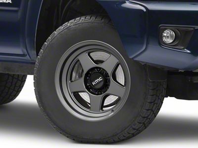 KMC Lobo Matte Anthracite 6-Lug Wheel; 17x9; -38mm Offset (05-15 Tacoma)