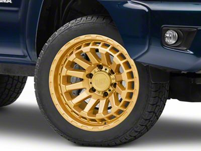 Black Rhino Raid Gold 6-Lug Wheel; 20x9.5; -18mm Offset (05-15 Tacoma)